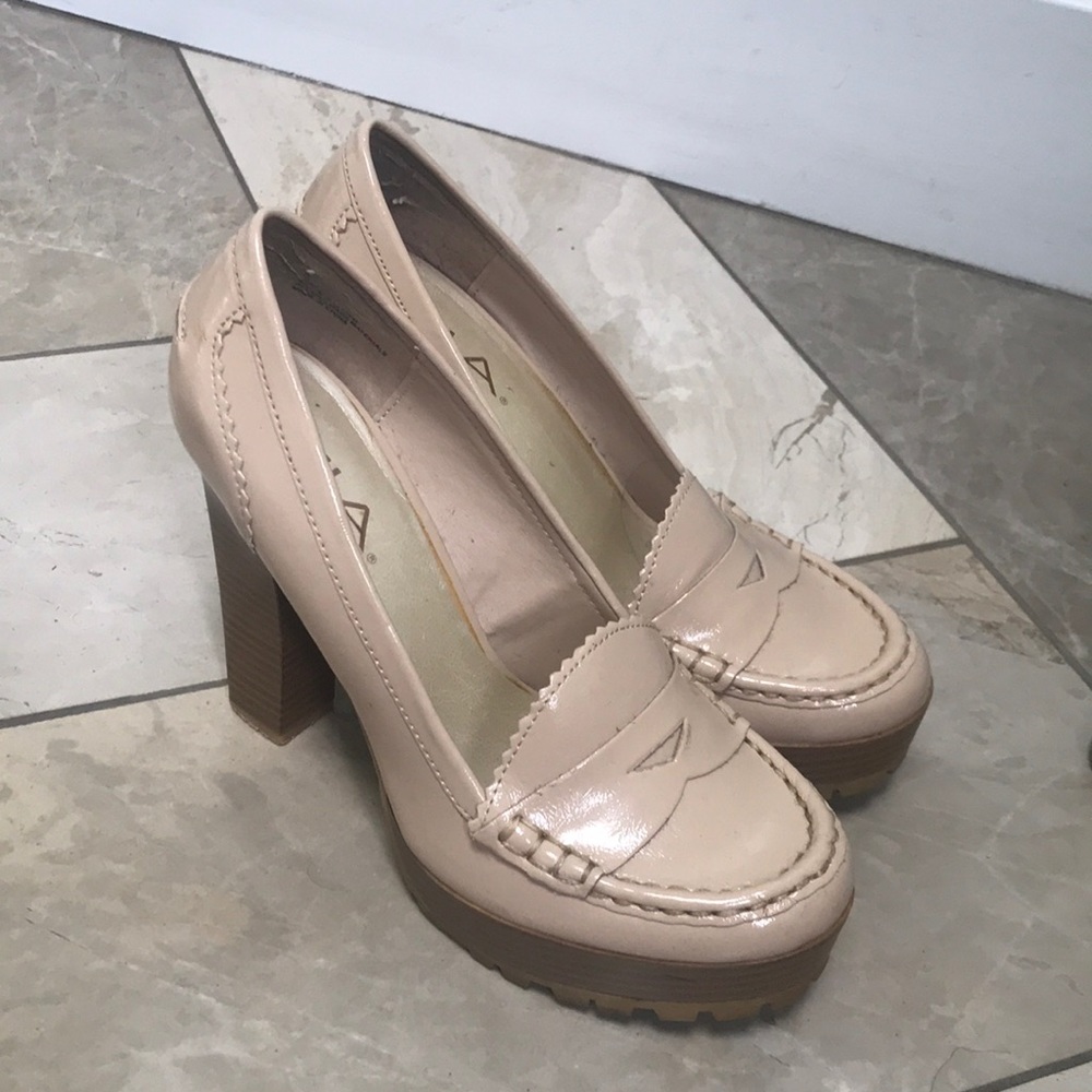 Beige Loafers